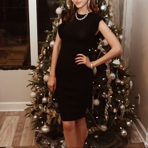 Black stretch dress
